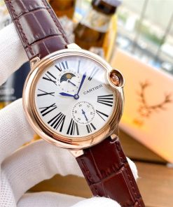 Replica Cartier Rotonde 904l Stainless Steel Automatic Mechanical Watch 42mm