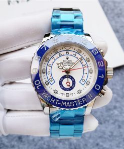 Replica Rolex Yacht Master 904l Stainless Steel Automatic Mechanical Watch 44mm