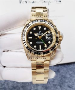 Replica Rolex GMT Master 904l Stainless Steel Automatic Mechanical Watch 40mm
