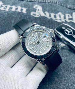 Replica Rolex Yacht Master 904l Stainless Steel Automatic Mechanical Watch 40mm