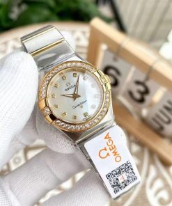 Replica OMEGA Constellation 904l Stainless Steel Quartz Watch 28MM