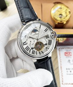 Replica Cartier Rotonde 904l Stainless Steel Automatic Mechanical Watch 46mm