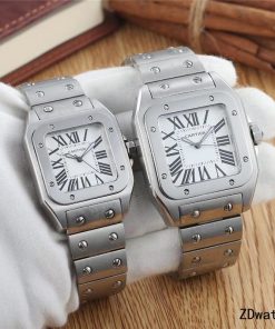 Replica Cartier Santos 904l Stainless Steel Quartz Watch 34mm 38mm