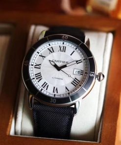 Replica Cartier Rotonde 904l Stainless Steel Automatic Mechanical Watch 42mm