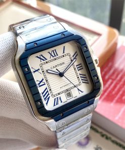 Replica Cartier Santos 904l Stainless Steel Automatic Mechanical Watch 38mm