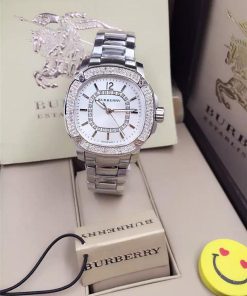 Replica Burberry 904l Stainless Steel Quartz Watch 34MM