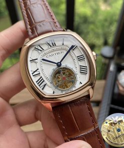 Replica Cartier 904l Stainless Steel Quartz Watch 43MM