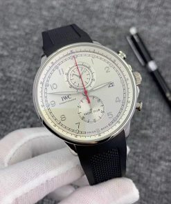 Replica IWC 904l Stainless Steel Quartz Watch 44MM