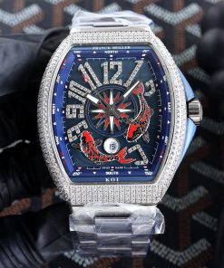 Replica Franck Muller 904l Stainless Steel Automatic Machine Watch 44MM