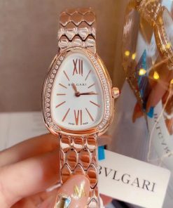 Replica BVLGARI 904l Stainless Steel Quartz Watch 35MM