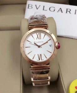 Replica BVLGARI 904l Stainless Steel Quartz Watch 33MM