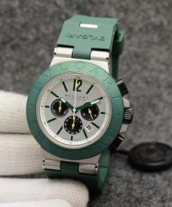 Replica BVLGARI 904l Stainless Steel Quartz Watch 44MM