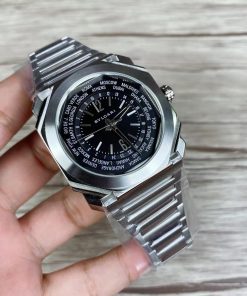 Replica BVLGARI 904l Stainless Steel Quartz Watch 42MM