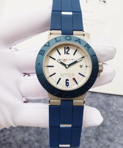 Replica BVLGARI 904l Stainless Steel Automatic Machine Watch 44MM