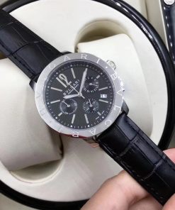 Replica BVLGARI 904l Stainless Steel Quartz Watch 41MM