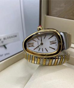 Replica BVLGARI 904l Stainless Steel Quartz Watch 35MM