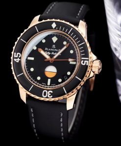 Replica Blancpain 904l Stainless Steel Automatic Machine 9015 Japanese movement Watch 45MM
