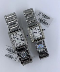 Replica Cartier Tank 904l Stainless Steel Quartz Watch 27mm×35mm 25mm×31mm