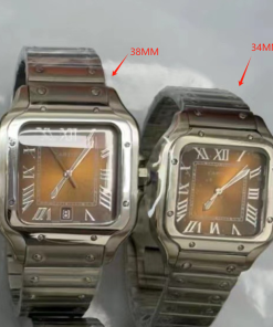 Replica Cartier Santos 904l Stainless Steel Automatic Mechanical Watch 34mm 38mm