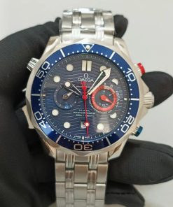Replica Omega 904l Stainless Steel Automatic Machine Watch 44MM