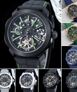 Replica BVLGARI 904l Stainless Steel Automatic Machine Watch 44MM