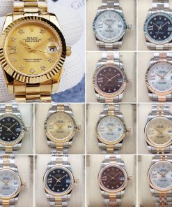 Replica Rolex Datejust 904l Stainless Steel Automatic Mechanical  Watch 36mm 31mm