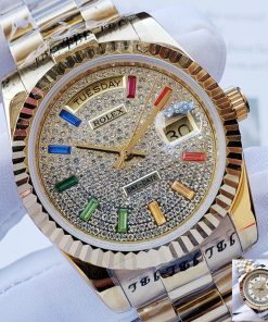 Replica Rolex DayDate 904l Stainless Steel Automatic Mechanical Watch 36mm