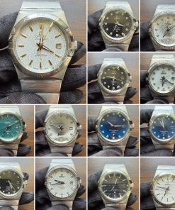 Replica Omega Automatic Movement Watch 38mm Silver Case
