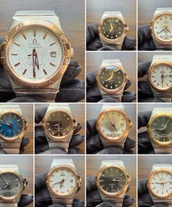 Replica Omega Automatic Movement Watch 38mm Rose Gold Case