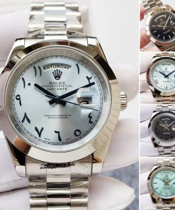 Replica Rolex DayDate 904l Stainless Steel Automatic Mechanical Watch 40mm
