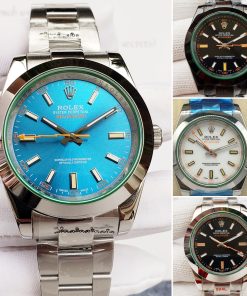 Replica Rolex Milgauss 904l Stainless Steel Automatic Mechanical Watch 40mm