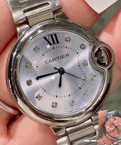 Replica Cartier Ballon Bleu 904l Stainless Steel Quartz Watch 31mm
