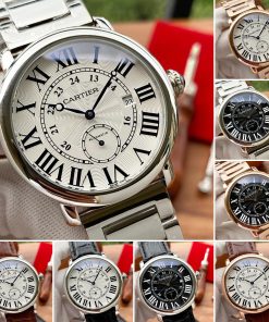 Replica Cartier Ronde 904l Stainless Steel Automatic Mechanical Watch 40mm