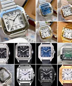 Replica Cartier Santos 904l Stainless Steel Automatic Mechanical Watch 34mm 38mm