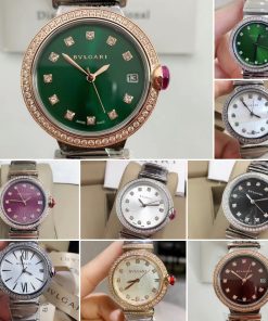 Replica BVLGARI 904l Stainless Steel Quartz Watch 33MM