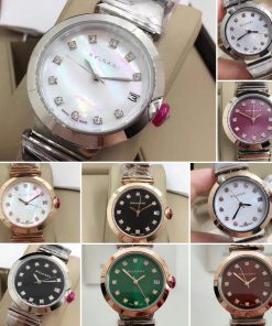 Replica BVLGARI 904l Stainless Steel Quartz Watch 33MM