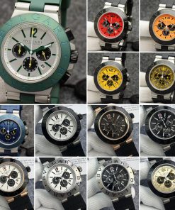 Replica BVLGARI 904l Stainless Steel Quartz Watch 44MM