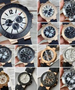 Replica BVLGARI 904l Stainless Steel Quartz Watch 44MM