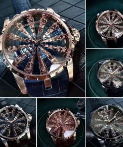 Replica Roger Dubuis 904l Stainless Steel Automatic Machine Watch 46MM