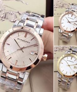 Replica Burberry 904l Stainless Steel Quartz Watch 34MM